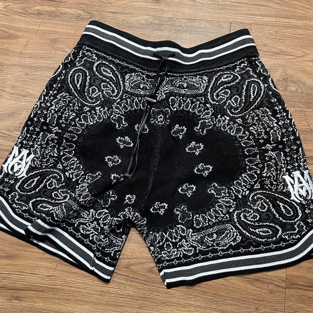 Amiri Bandana Shorts